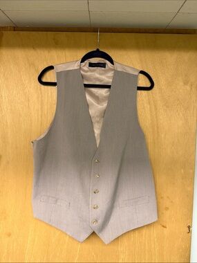 Tommy Hilfiger Light Gray Men's Dress Vest